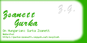 zsanett gurka business card